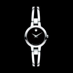 New MOVADO AMOROSA Ladies Analog Stainless Steel Watch 84 A1 809 A